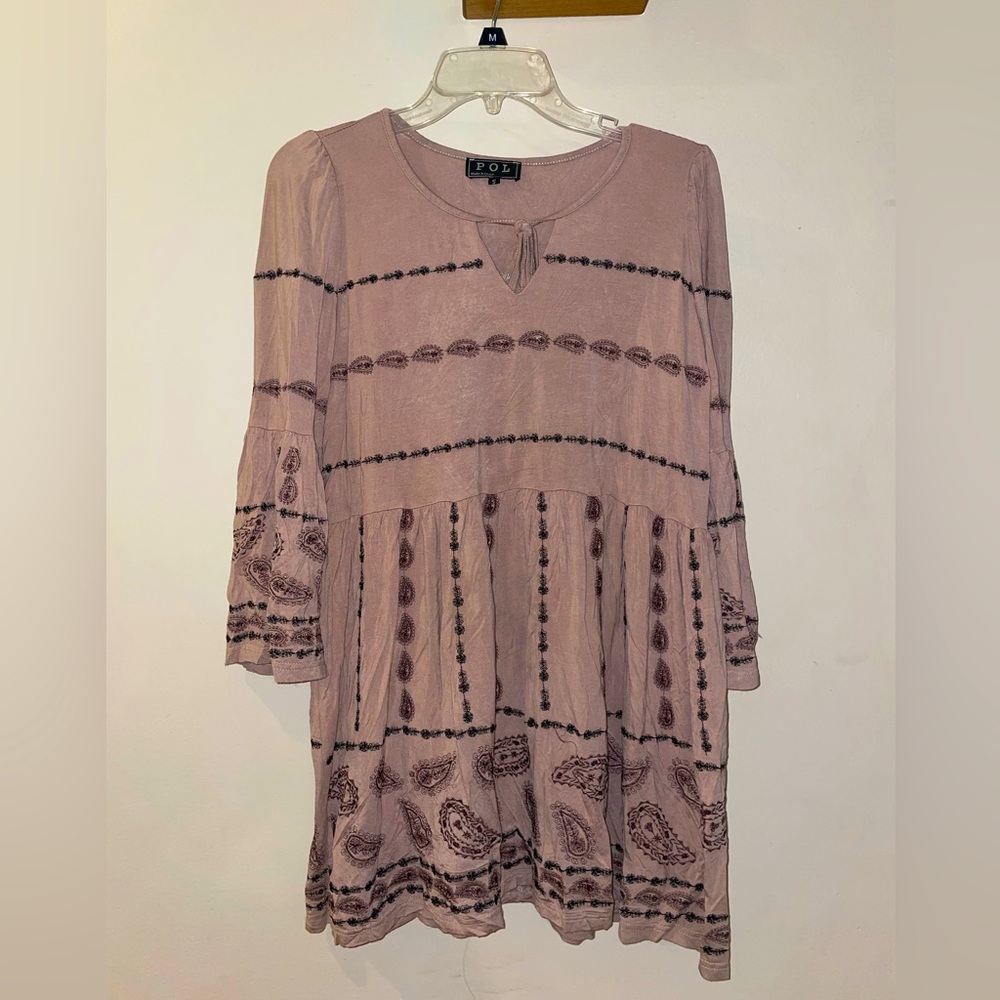 POL paisley boho dress size small new